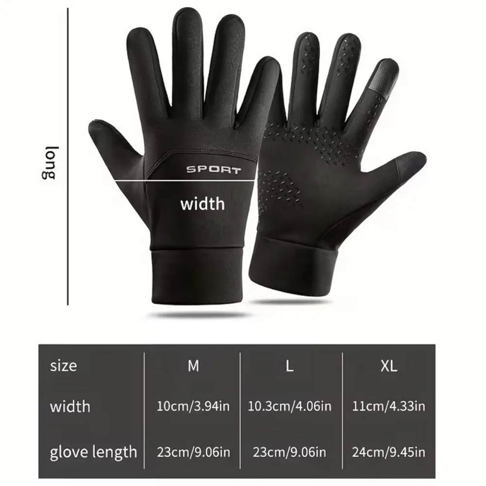 قفازات شتوية دافئة مقاومة للبرد، قفازات شاشة تعمل باللمس، 360 درجة °   قفازات درجة الحرارة مقفلة بالكامل، هدايا عيد الميلاد