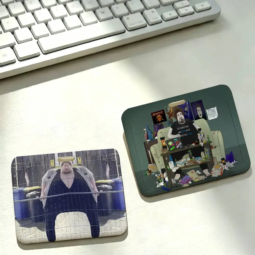 Funny D-Drachenlord Card Holder Corporate Business Work Badge Holders Uisex Credit Bus Daily Commute ID Case