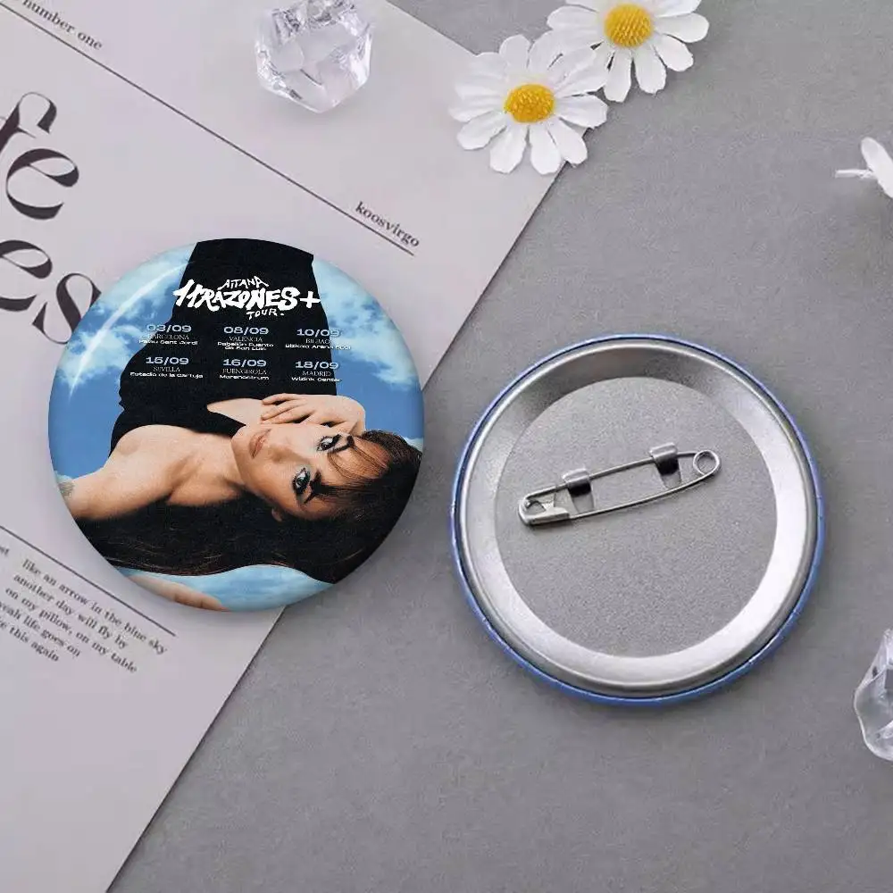 A-Aitana O-Ocana المغني الإبداعية صفيح لينة زر دبابيس الحيوان أيقونة بروش التلبيب على ظهره شارة الملحقات دبوس #5