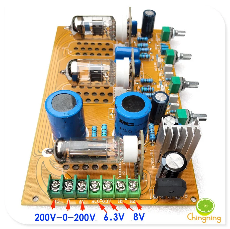 Beijing 6n11 6DJ8/ECC88 6922 Bilibili Front Electronic Tube Tone Board High and Low Bass Equalization