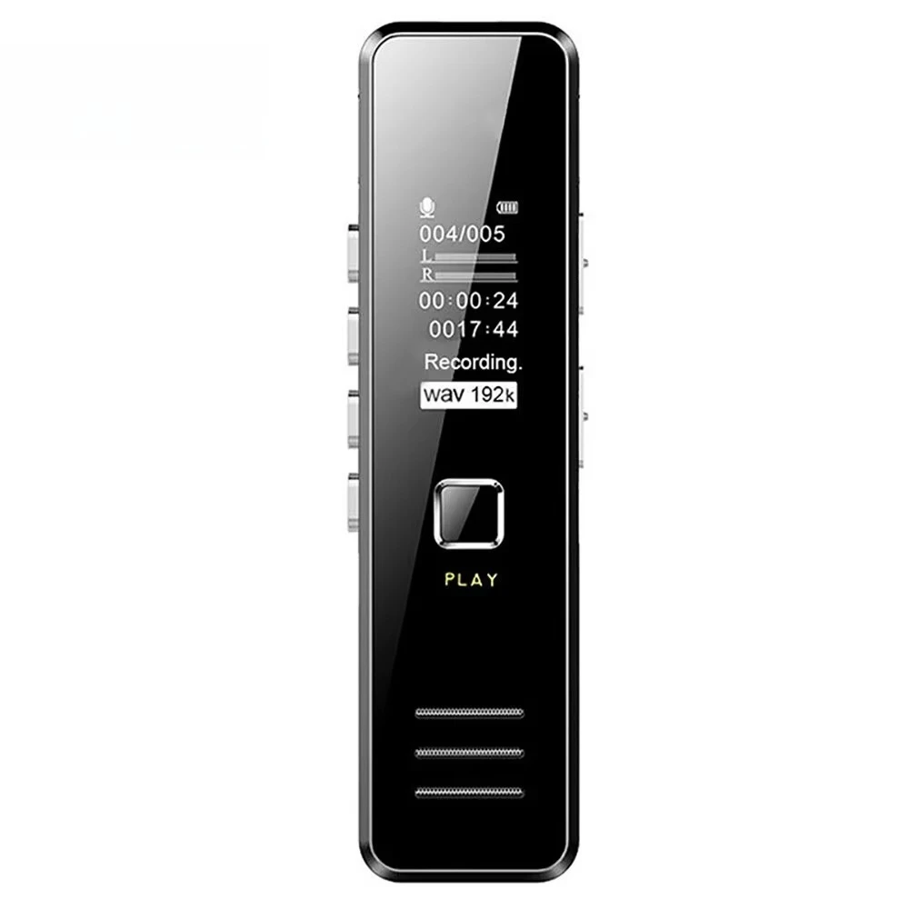 USB recorder Rechargeable digital audio recorder MP3 player Noise reduction high definition recorder