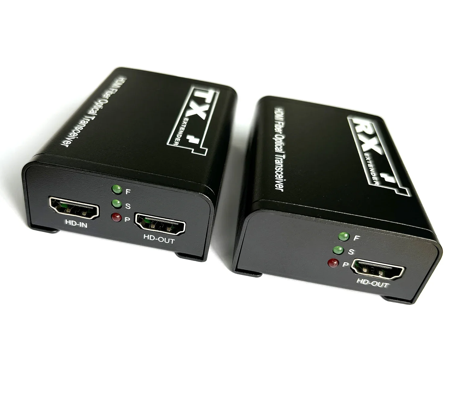 Transceptor extensor de fibra HDMI de 3km sobre Cable de fibra óptica SC 20km extensor de fibra óptica HDMI transmisor y receptor de vídeo
