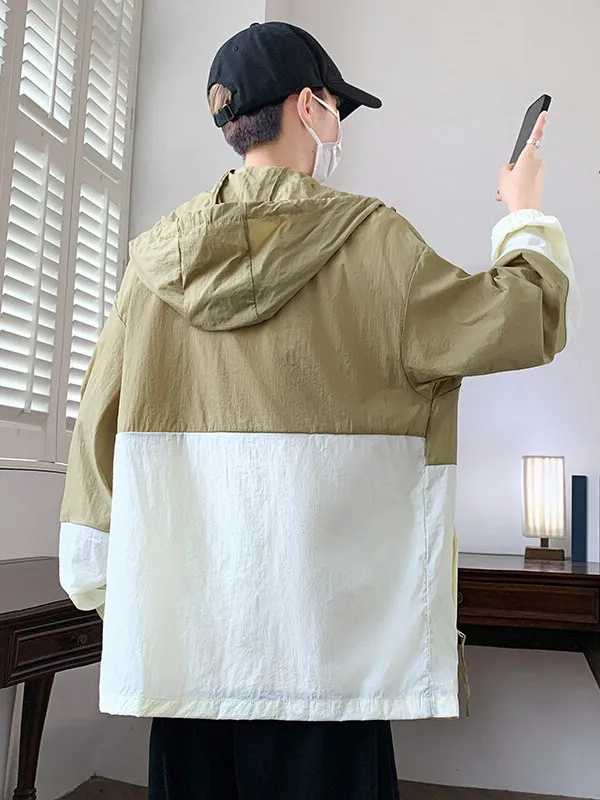 

Color Blo Ice Silk Ультратонкая мужская уличная дышащая летняя шапка Jaet Qui Dry с мужской солнцезащитной одеждой