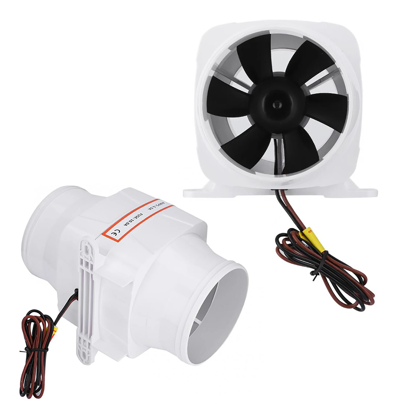 

4'' Ventilation Fan 4In In Line Marine Bilge Air Blower Mute Strong Ventilation Fan for Yacht