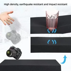 50 x 30 cm Hochdichte Schaumkissen -Werkzeugbox Stoßdämpfung Schwammblatt Hülle Bohrer Schattenschaumschaum Werkzeugkit Organizer 45x35cm Hauptverkäufe leitfähiger Schaum - №3