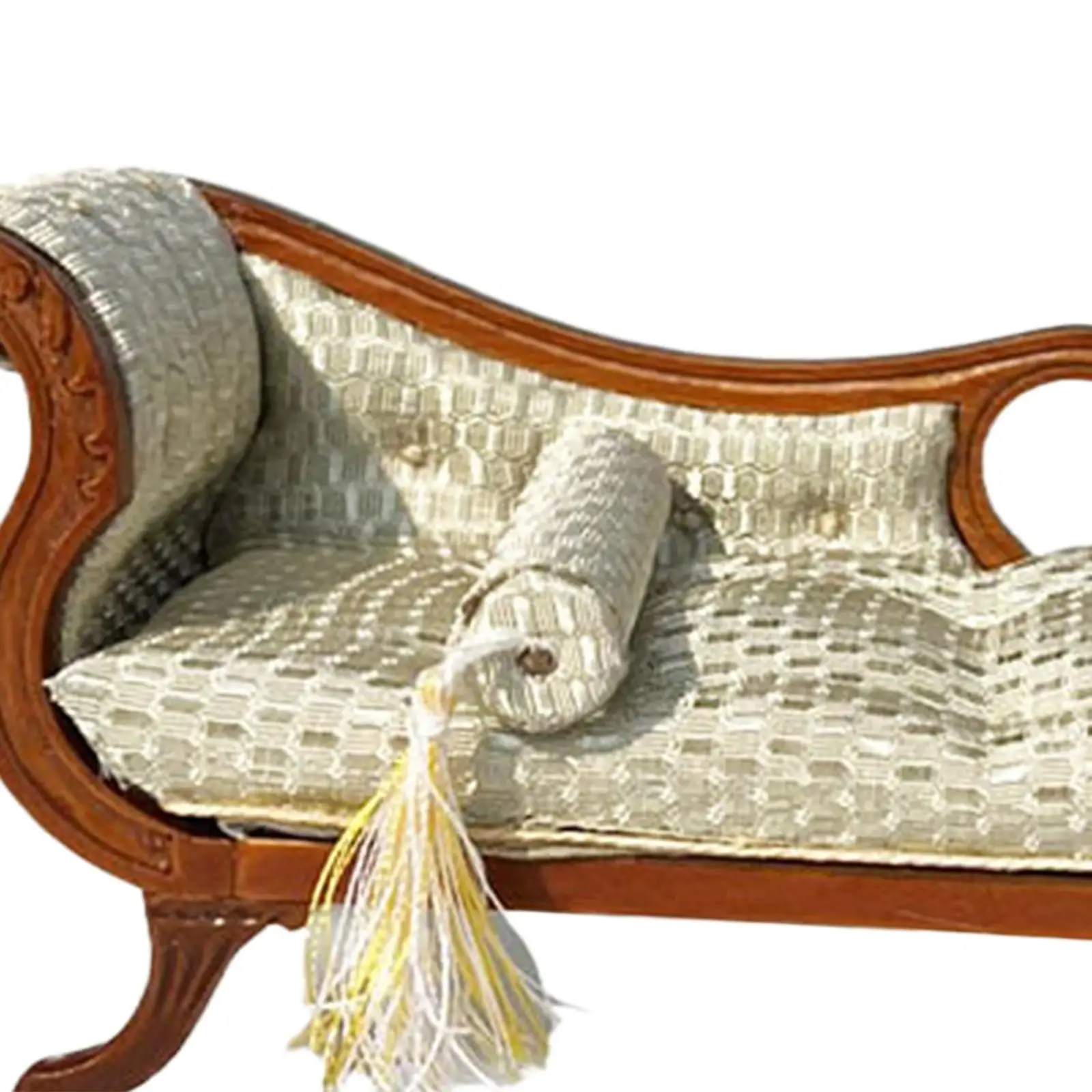 Modèle de canapé Miniature décoratif pour maison de poupée 1:12, cadeau Micro paysage