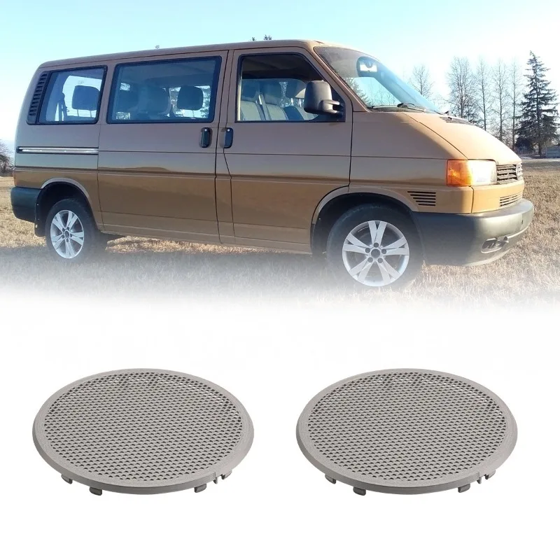 2pcs Speaker Grill Iron Subwoofer Speaker Cover Audio Mesh Protector Guard for Car