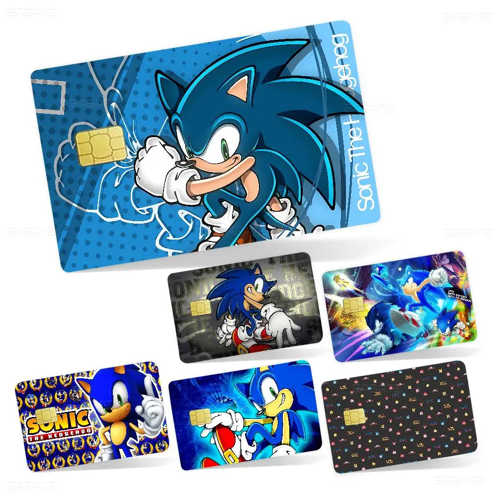 Game S-Sonic The H-HedgehogS 100% Hot Sale Amine Credit Debit Bank Card Bus Card Film Skin Sticker