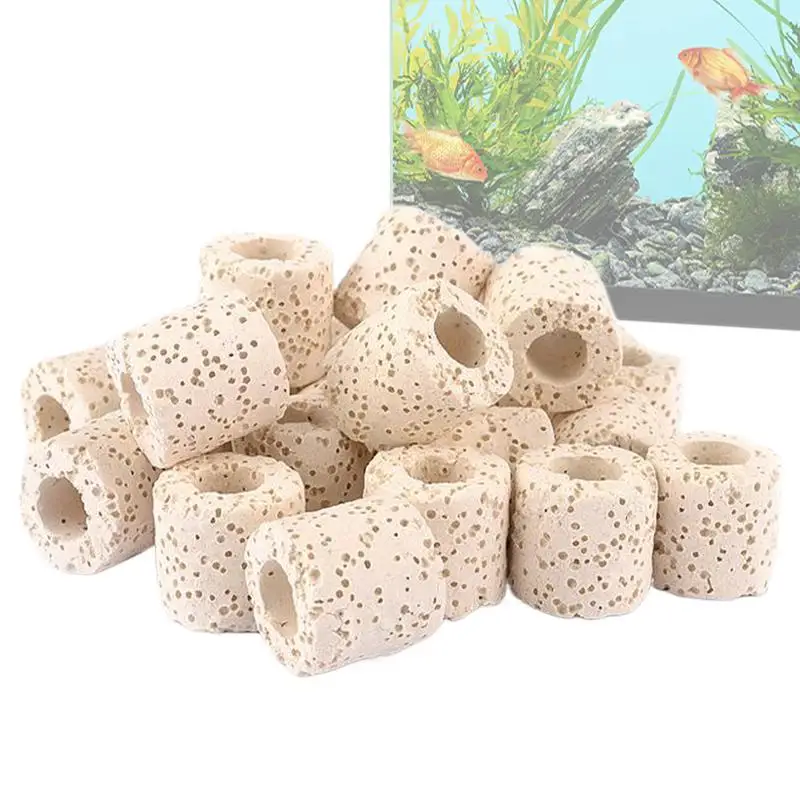 Aquarium Plant Weights Aquatic Water Plant Fixed Rings Filter For Plant Cultivation Turtle Tank Water Purification Filter Ring