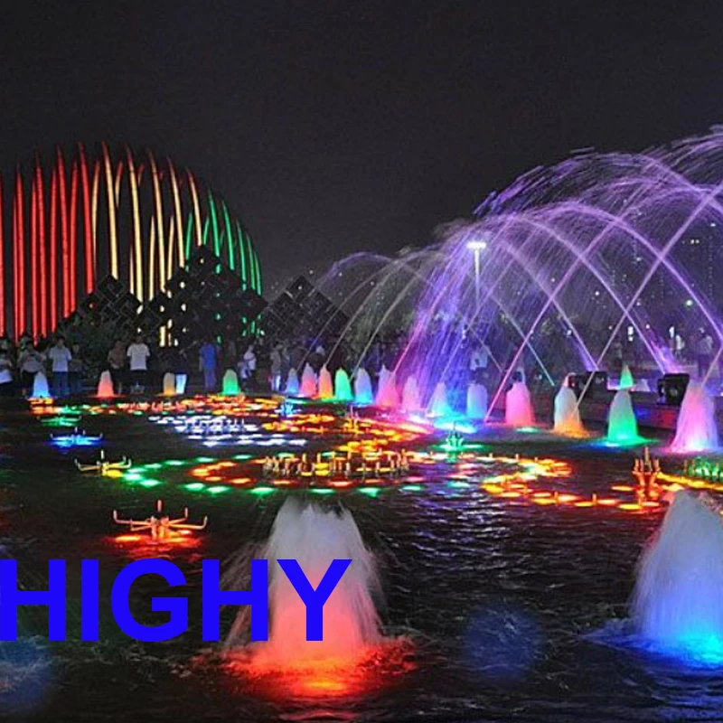 Fountain Light 4-wire External Control RGB LED Underwater Light RGB LED Spotlight IP68 Multi Color Changing Swimming Pool Lamp