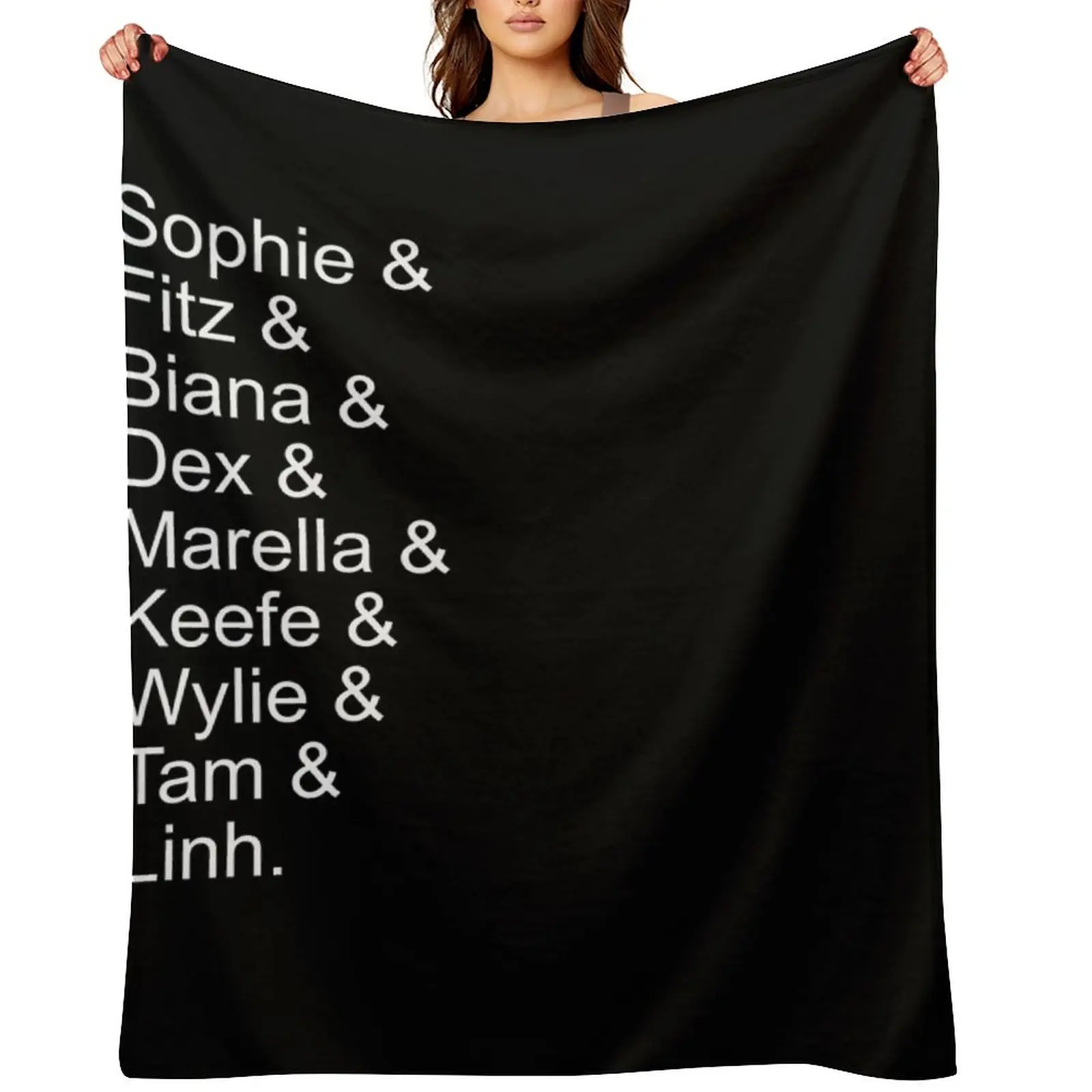 Keeper of the Lost Cities Cast Throw Blanket Beautifuls Plush Polar Sleeping Bag Loose anime Blankets