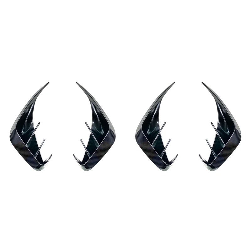 

2X G20 Rear Bumper Lip Spoiler Side Air Vent Outlet Cover Trim For BMW 3 Series G20 M Sport 320I 325I 330I Carbon Fiber