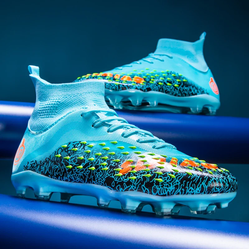

Новые мужские и женские профессиональные футбольные бутсы, тренировочные бутсы, спортивные кроссовки, легкие нескользящие футбольные бутсы для травы