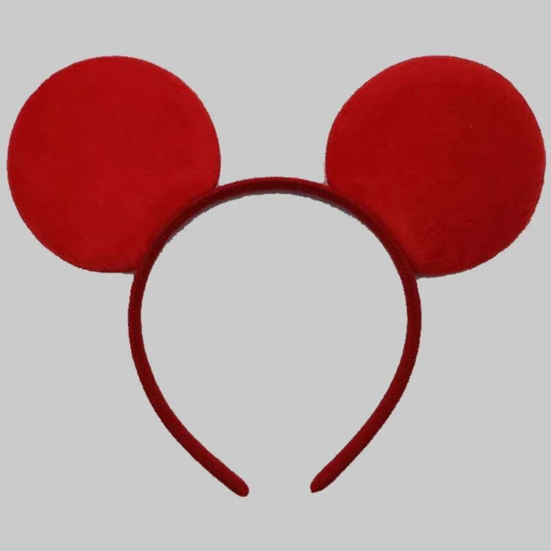 Disney Cute Classic Mickey Mouse Ears Headband Women Simple Minnie Hairbands Girl Black Bow Headwear Kids School Activities Gift