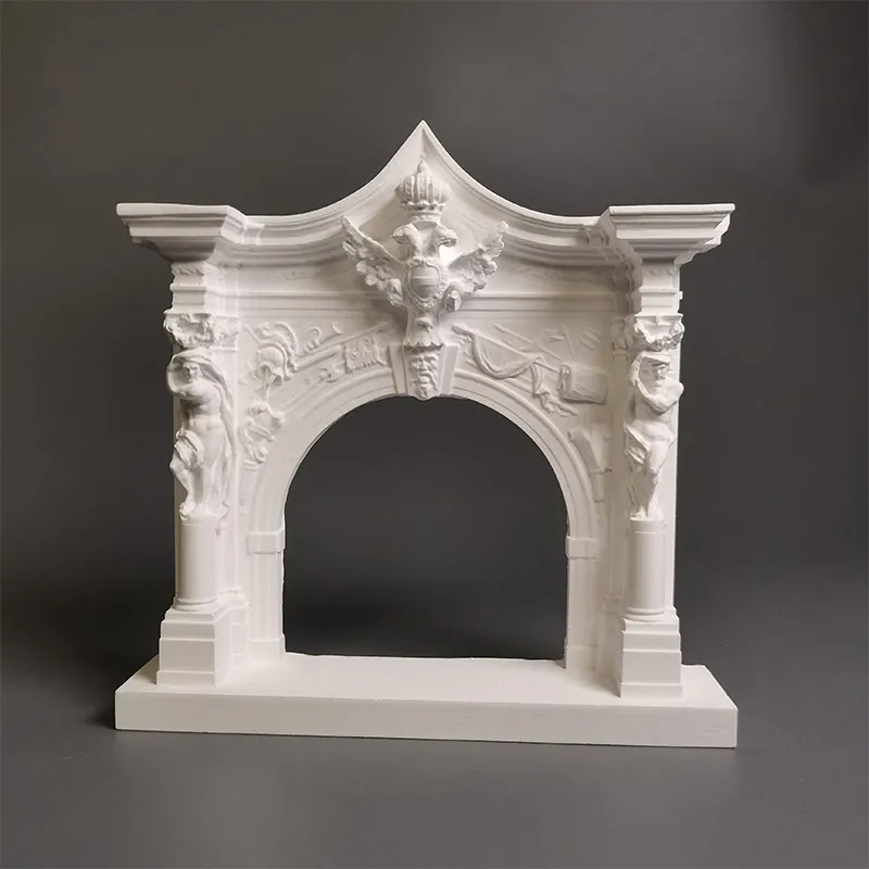 Reproducing the Baroque Fourth Door Relief Plaster Three-Dimensional Decorative Art Home Ornament