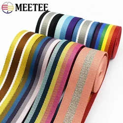 1-5M 38mm Meetee Nylon Webbing Band 1.6mm Thick Tape Bag Luggage Strap Ethnic Ribbon Belt Bias Binding DIY Sewing Accessorie