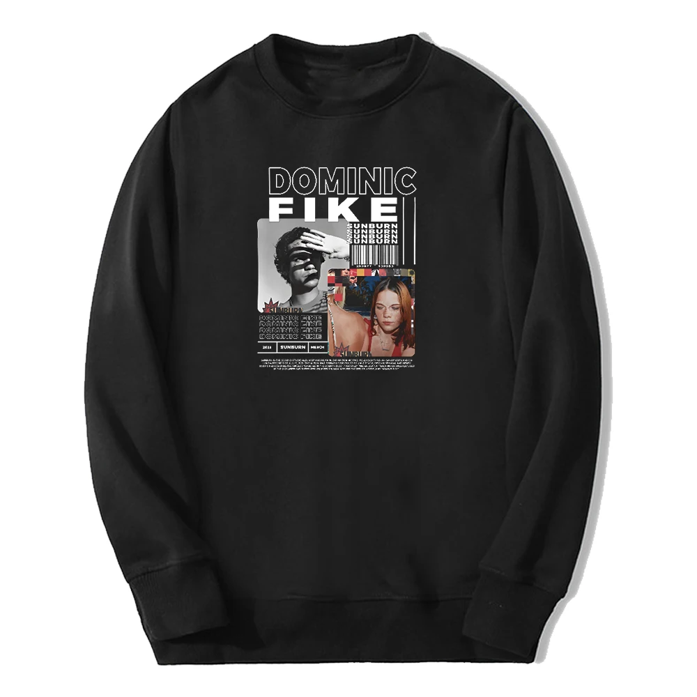 

Dominic Fike Sunburn Merch Sweatshirt 2024 Tour Unisex Crewneck Long Sleeve Streetwear Men Women Hip Hop Clothes