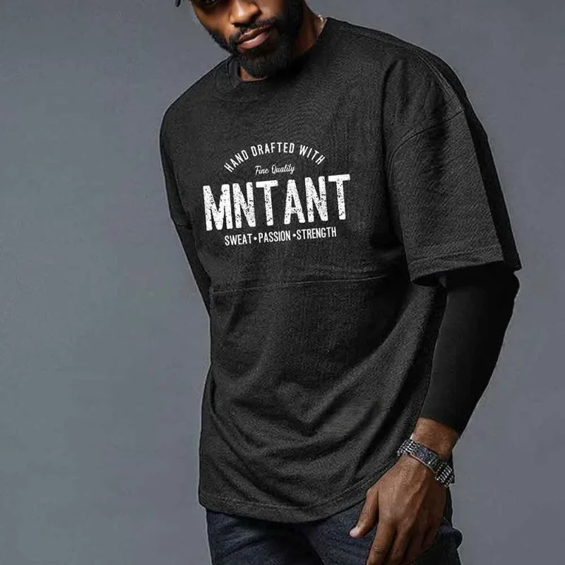 

Футболка для бега в американском стиле, быстросохнущая, свободного кроя, с повседневными вставками и рукавами три четверти, для активного отдыха и баскетбола, летняя