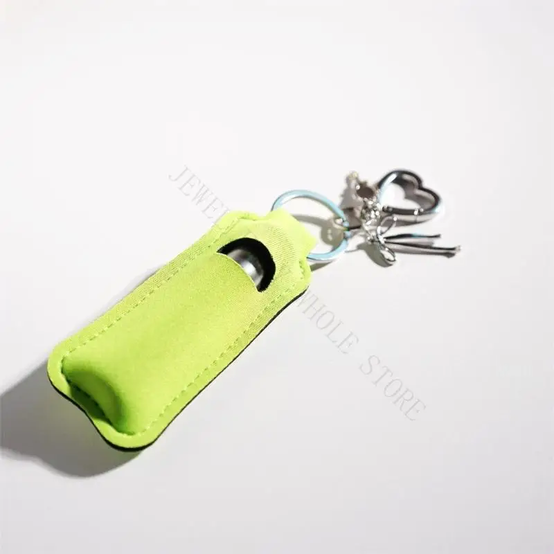R7UF Portable Small Lipstick Bag Keychain In Trendy Color For Daily Use Items