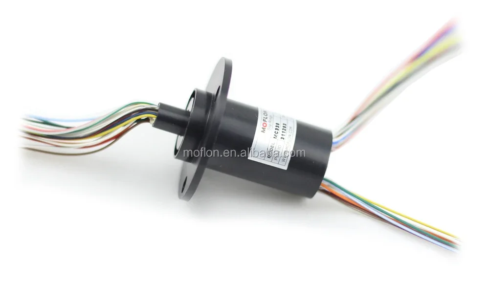 MC5739 Capsule Slip Rings OD 22.00mm 36 wires x 2A signal slip ring