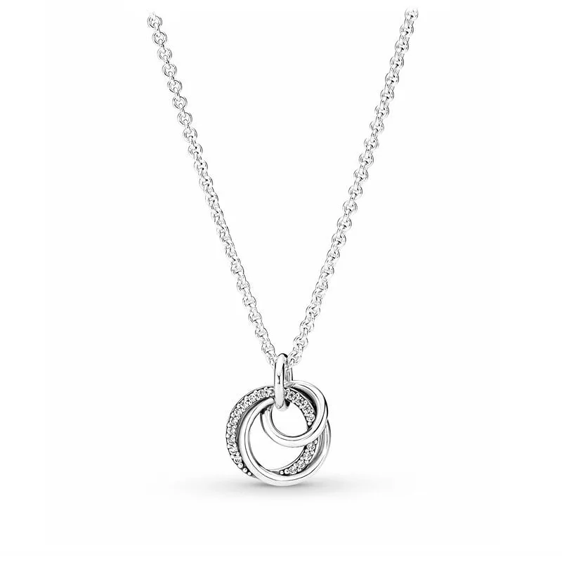 Modieuze 925er zilveren en rood hartketting, geschikt voor prachtige Europese damessieradengeschenken