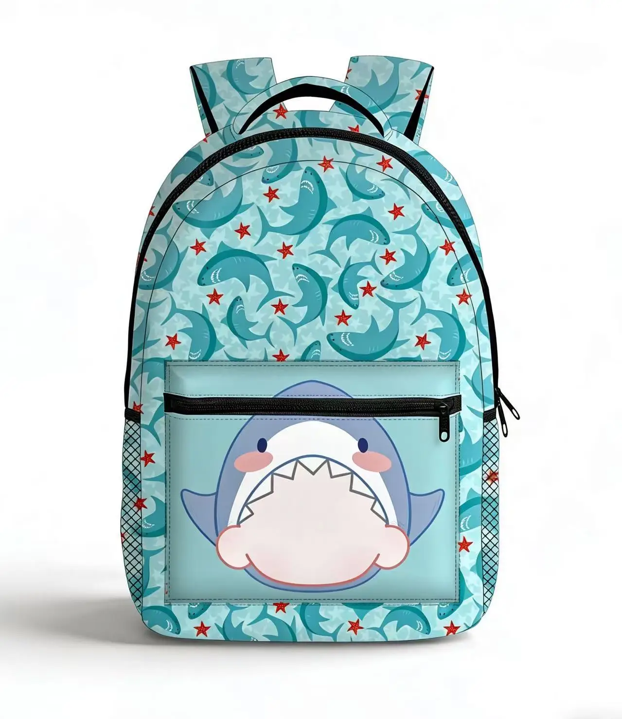 Hip Hop Cool Youthful School Bags Unisex Novelty shark Travel Bags 3D Print Oxford Waterproof Notebook Shoulder Backpacks