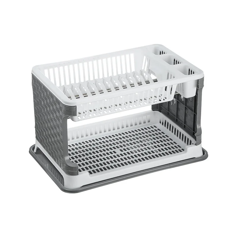 Egouttoir-a-vaisselle-de-cuisine-avec-porte-ustensiles-support-de-sechage-de-comptoir-pour-bols-assiettes-rangement-peu-encombrant-pour-la-maison