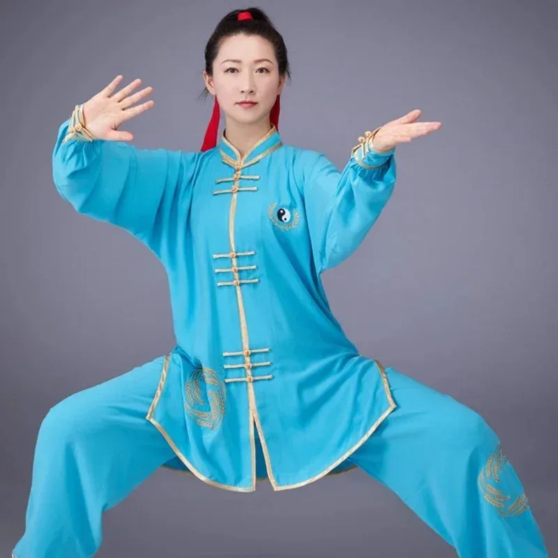 

Clothing Loose Chinese Traditional Tang Suit Kung Fu Clothes Retro Oriental Unisex Tai Chi Elastic Waist Viscose Loungewear 3XL
