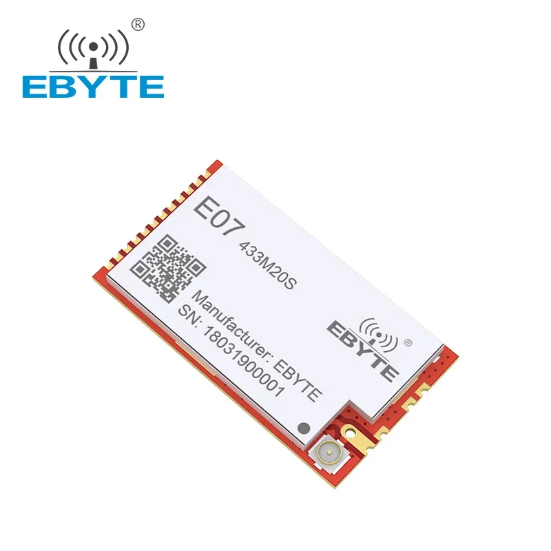 CC1101 433MHz 20dBm Módulo Transceptor Sem Fio Casa Inteligente Interface SPI Amplificador de Potência Módulo Receptor Rf EBYTE E07-433M20S