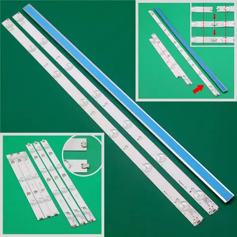 Peça de Iluminação LED para TV 32PFS4132/12 32PFK4309/12 32PFK4309-TPV-TPT315B5 Barra de Luz de Fundo LED GJ-2K15 D2P5 D307-V1 V1.1