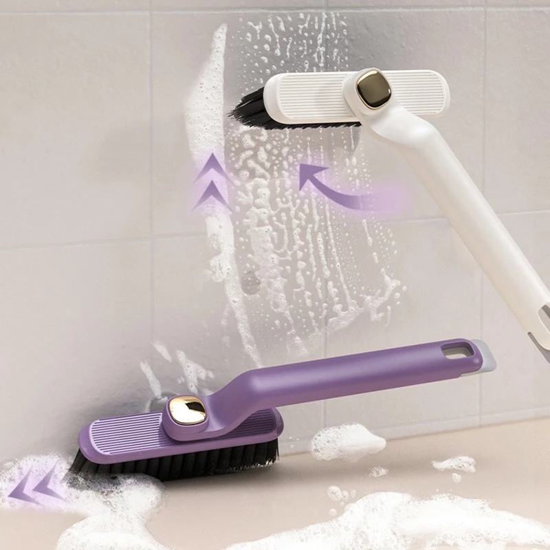 360 Degree Rotating Crevice Cleaning Brush Bathroom Toilet Brush Shower Floor Tile Joints Dead Angle Crevice Gap Cleaner Brush