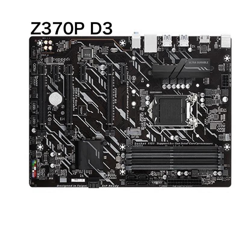 

For Gigabyte Z370P D3 Motherboard 64GB LGA 1151 DDR4 ATX Mainboard 100% Tested OK Fully Work Free Shipping