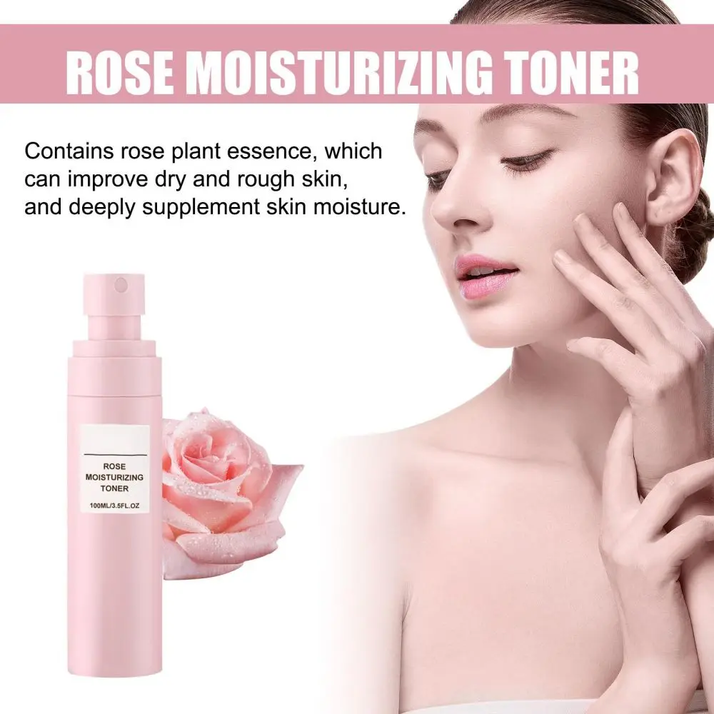 Rose Water Moisturizing Spray To Improve Dry Rough Skin Deep Moisturizing Pore Narrowing Toner