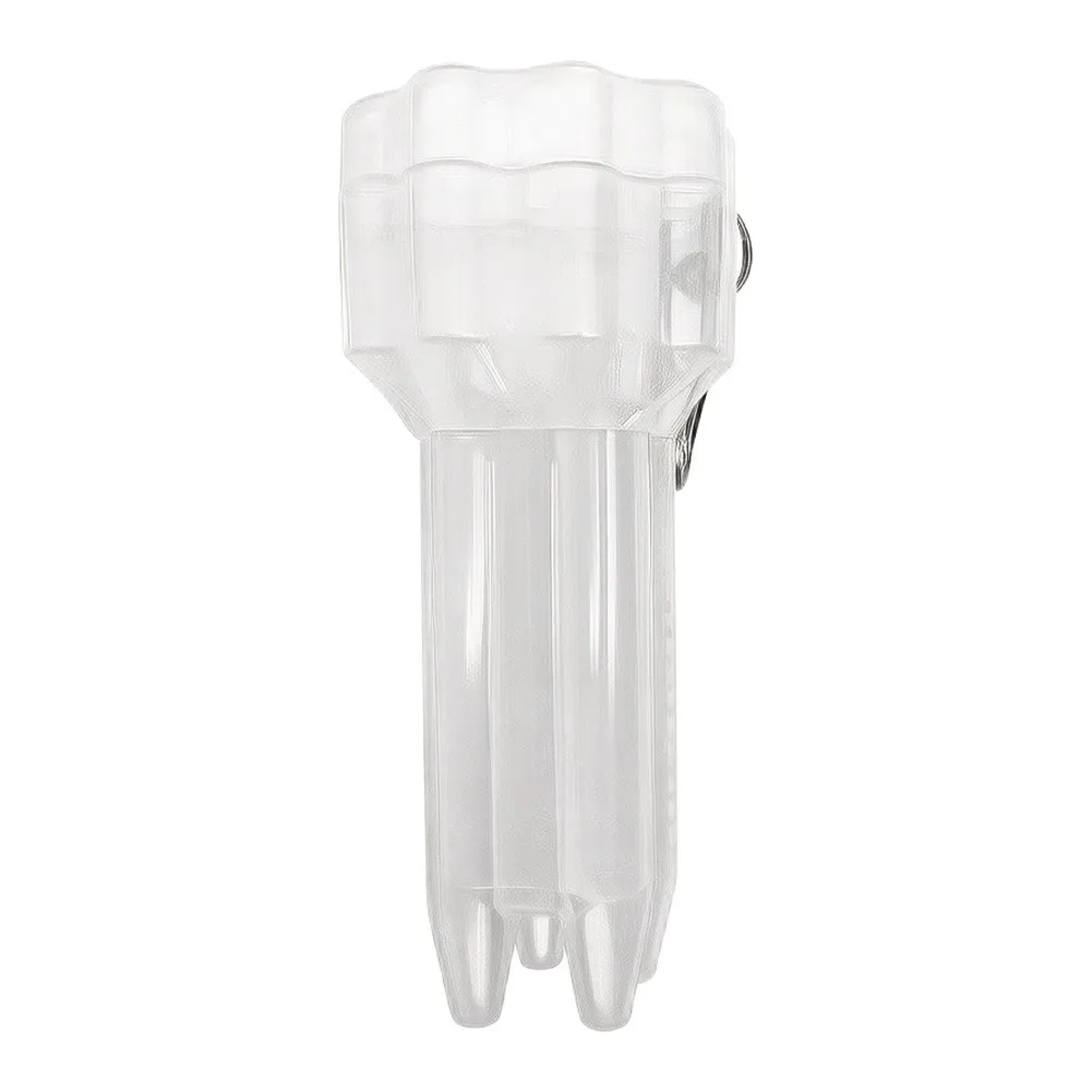 Plastic Throw Case for Darts with for Snap Fastener Lid Adjustable Length Carabiner Clip 9 Colors 15.3x7.5x5cm 47g For Outdoor