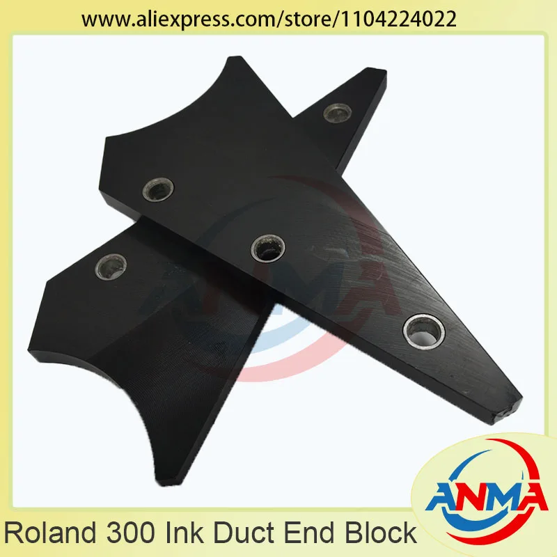 High Quality 1Set Ink Duct End Blocks For Man Roland 200 300 600 700 Ink Fountain Divider Printing Machine Spare Parts