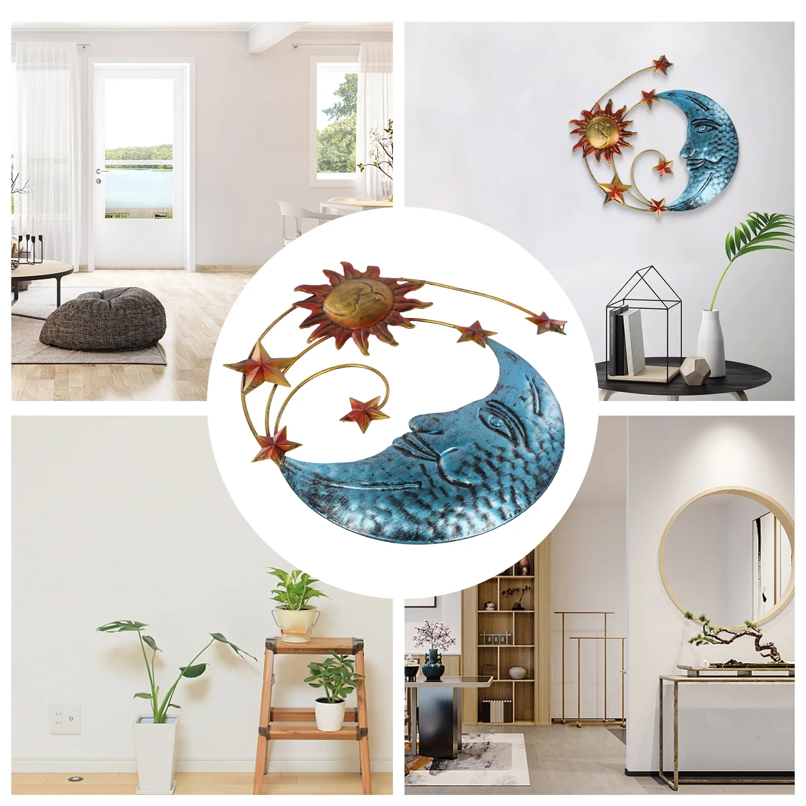 Home Wall Art Decor Celestial Wall Decor Sturdy Construction Unique Design Versatile Decoration Artistic Touch
