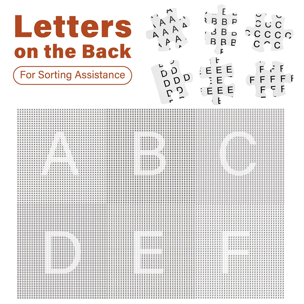 Puzzle per adulti 1000 pezzi, faro al tramonto, puzzle con lettere sul retro Puzzle impegnativi per la notte di giochi in famiglia