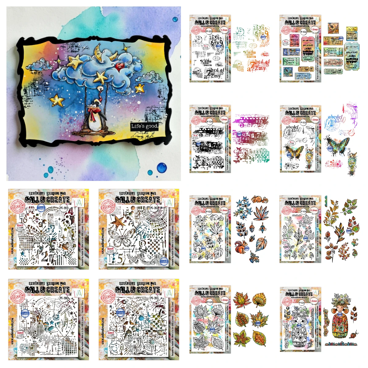 2026 New Hanging Dreams Metal Cutting Dies Clear Stamps Stencil for DIY Greeting Card Scrapbooking Embossing Handmade