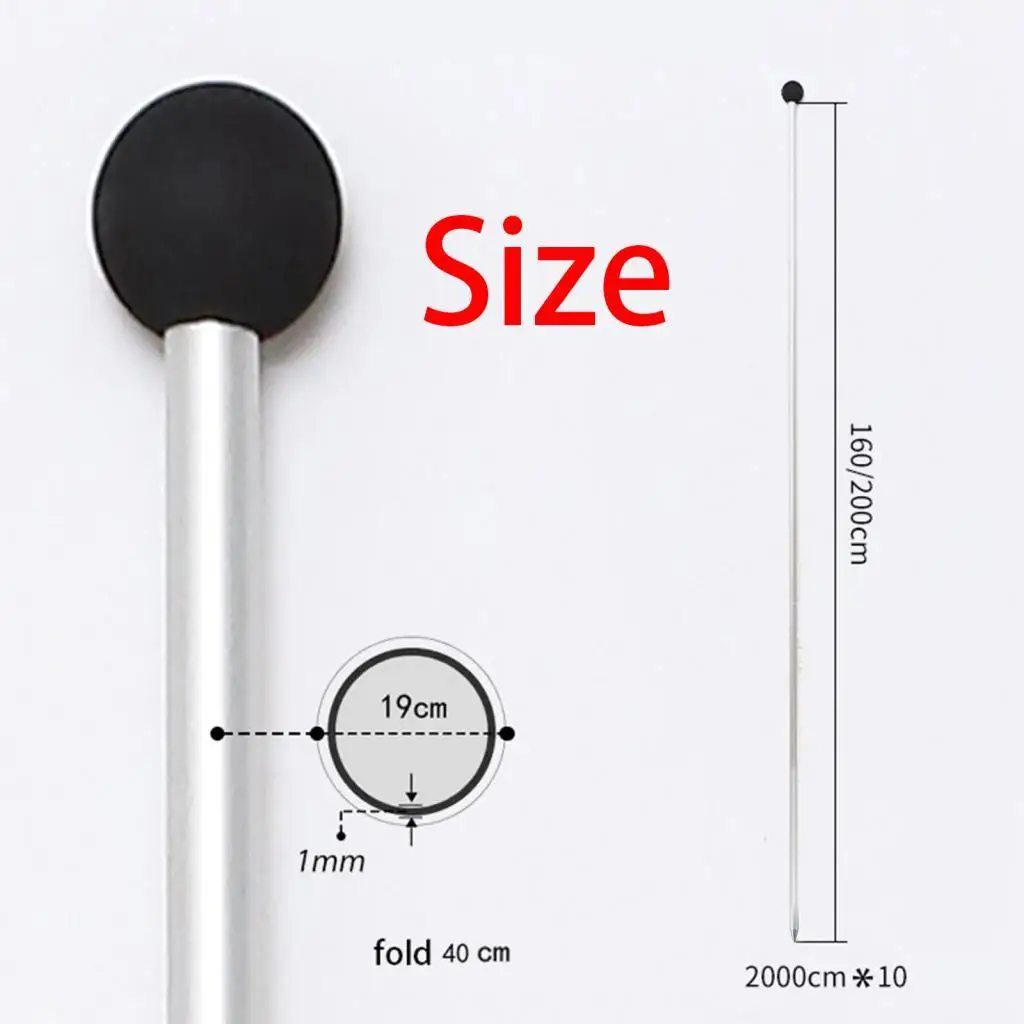 Tent Poles Tent Rods Camping Bracket Awning Support Pole Foldable for Canopy 5 Sections Tarp Pole