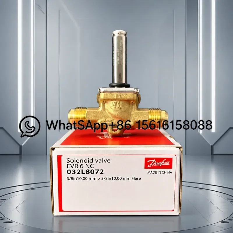 Original Danfoss EVR10NC Refrigeration Solenoid Valve 032L8095 032L8098 032L8090 HVAC Cooling System Parts Industrial Automation