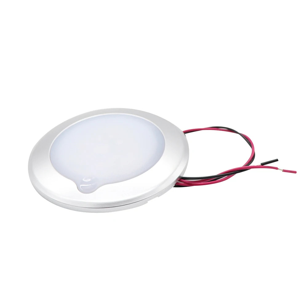 Caravan Marine Interior Lamp 3000-3300K Camper Caravan Marine Interior Light Touch Dimmable IP67 Waterproof LED Dome Light 200LM