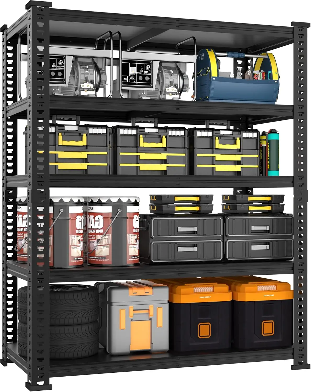 All Metal Garage Storage Shelves - 36