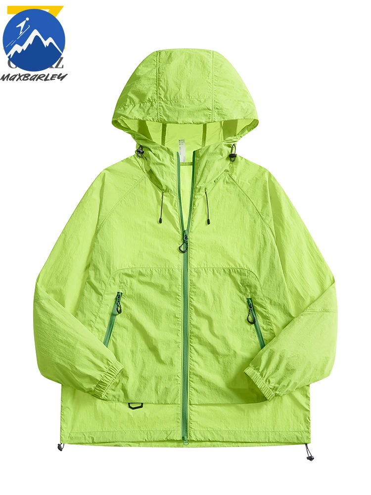 Maxbarley Sun Protection Jacket Men Women Brand Fashion Lightweight Comfortable UV Coat Casual Riding Fishing Skin Windbreaker