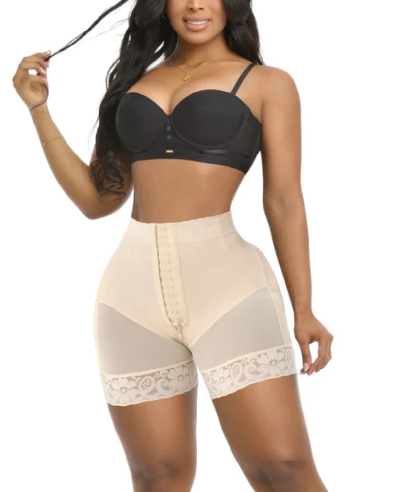 High Waist Flat Belly Belt Stretch Shapewear Waist Sheath Slimming Panties Abdomen Control Women Body Shaper Butt Lifter Shorts