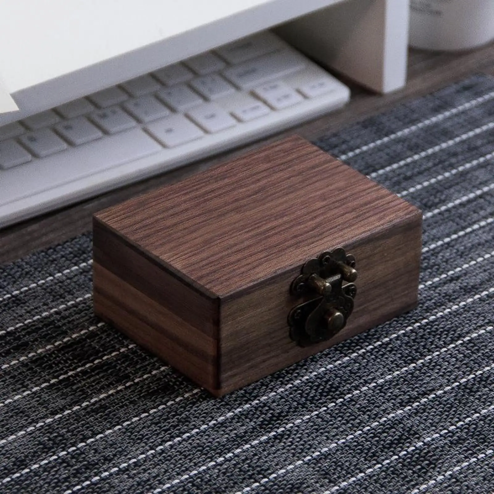 Wooden Jewelry Organizer Box Multipurpose Decorative Jewelry Case for Home
