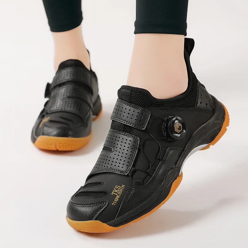 Chaussures de volley-ball coordonnantes pour hommes et femmes, chaussures de sport de badminton, chaussures de tennis pour jeunes, taille 32-45,