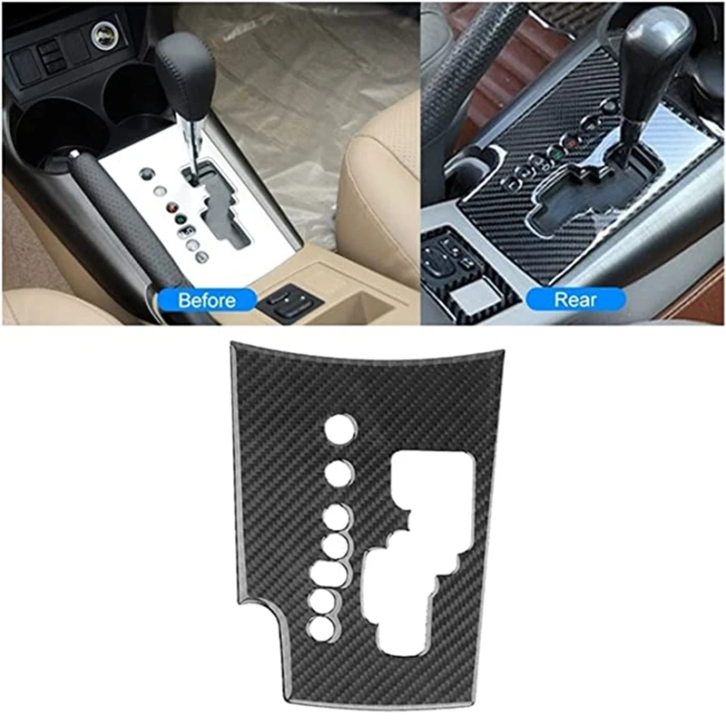 Car Gear Shift Panel Trim Cover Frame Decal Fits For Toyota RAV4 2006 2007 2008 2009 2010 2011 2012