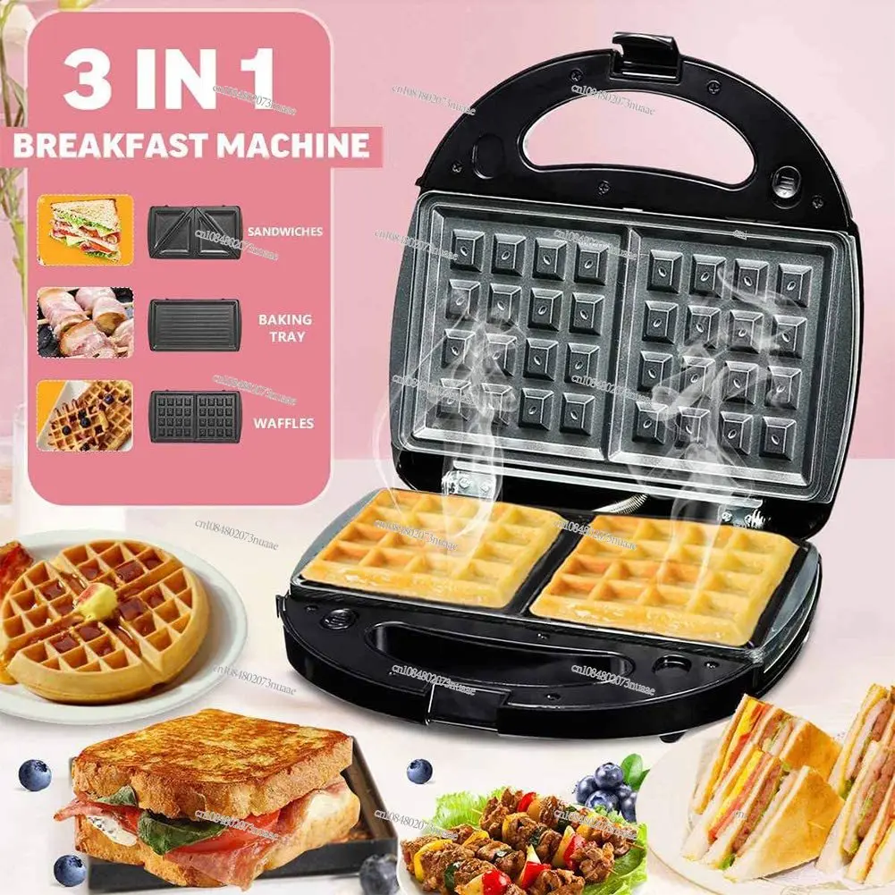 

Home Lightweight Breakfast Sandwich Machine Waffle Toast Sandwich Machine Three in One