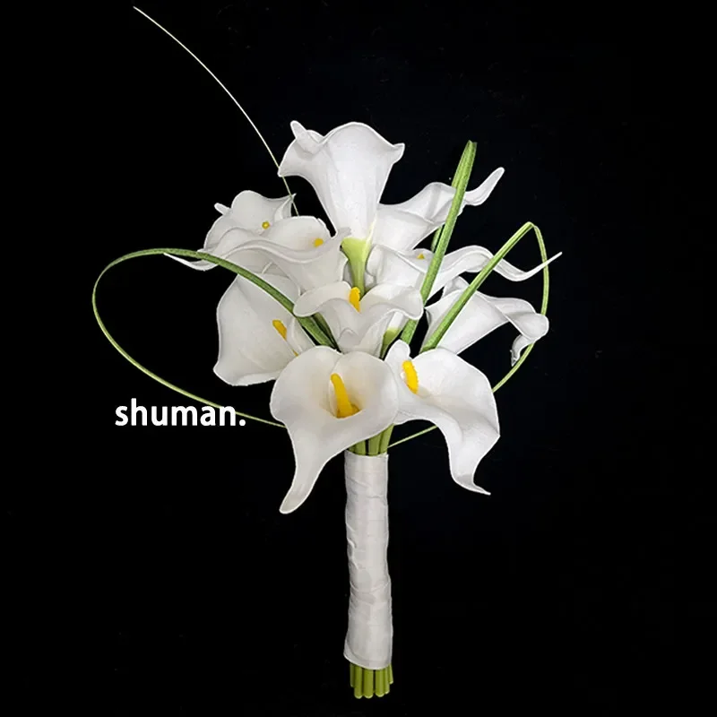 Small fresh finished calla lily arum bouquet simulated soap bouquet certificate engagement wedding practical gift photo