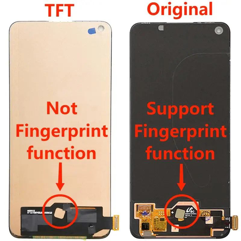 Original AMOLED For Oppo Reno8 4G CPH2457 Reno 8 5G CPH2359 LCD Display With Frame Touch Screen Digitizer Assembly Replacement